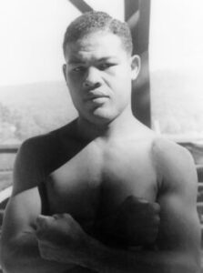 Joe Louis posing