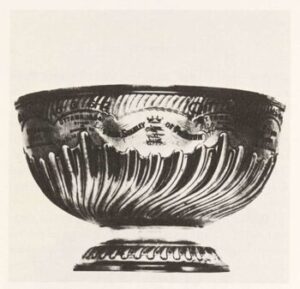 Picture of the original Stanley Cup