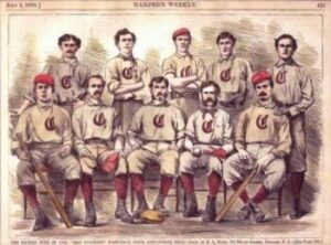 1869 Cincinnati Red Stockings team photo