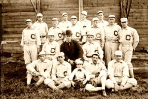team photo of the 1901 Chicago White Stockings team