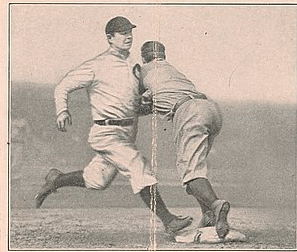 Frank L. Chance/Wm. A. Foxen, Chicago Cubs, baseball card portrait by the American Tobacco Company as its sponsor