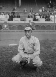 Edd Roush circa 1916 from the Bain News Service