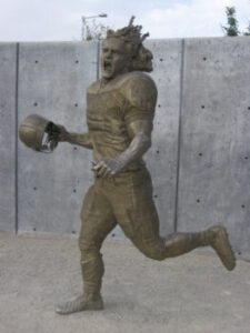 Pat Tillman statue outside of University of Phoenix Stadium