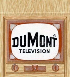 "DUMONT TELEVISION" ART DETAIL, 1951 - Chas L Bell Company - Matchbook