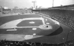 Fenway Park during the 1967 World Series between the Boston Red Sox and the St. Louis Cardinals