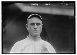 1916 photo of Larry Cheney, Brooklyn NL published by the Bain News Service.