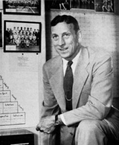 UCLA Men's Basketball Coach John Wooden in the southern campus