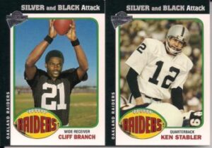 Cliff Branch (Wide Receiver) and Ken Stabler (Quarterback)