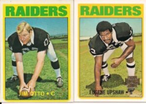 Jim Otto (Center) and Gene Upshaw (Guard) Los Angeles Raiders