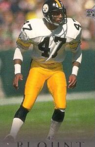 Mel Blount (Defensive back Pittsburgh Steelers) football card