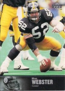 Mike Webster (Center - Pittsburgh Steelers) football card