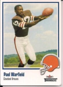 Paul Warfield (Cleveland Browns Wide Receiver) football card