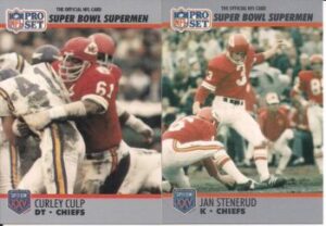 Super Bowl IV Kansas City Chiefs Jan Stenerud and QB Len Dawson in