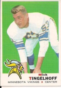 Mick Tingelhoff (Center - Minnesota Vikings) football card