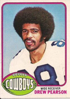 Drew Pearson (Dallas Cowboys wide receiver) football card