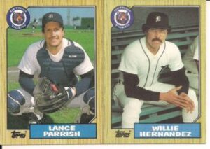Lance Parrish and Willie Hernandez of Detroit Tigers