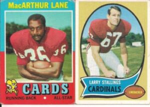 MacArthur Lane and Larry Stallings of the St. Louis Cardinals