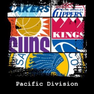 Original logos for NBA Pacific Division teams