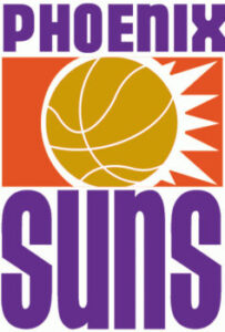 Phoenix Suns primary logo starting in the 1968/69 NBA season (Credit SportsLogos.Net)
