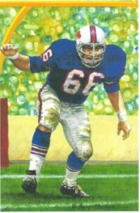 Billy Shaw (Guard) Buffalo Bills football card