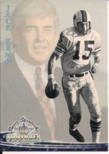 Jack Kemp (Quarterback) for Buffalo Bills football card