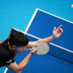 Table tennis or ping pong player