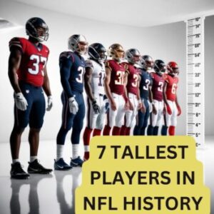 7 tallest players in NFL history ai generated artwork