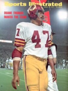 Duane Thomas (Washington Redskins) on Sports Illustrated cover