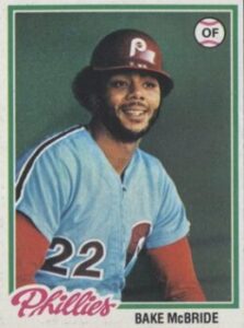 Bake McBride (Philadelphia Phillies) baseball card