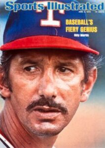 Billy Martin (Texas Rangers) Sports Illustrated Cover