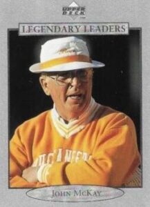 John McKay (Coach) Tampa Bay Buccaneers football card