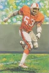 Lee Roy Selmon (Defensive Lineman) Tampa Bay Buccaneers football card
