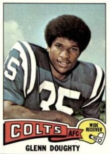 Glenn Doughty (Wide Receiver) Baltimore Colts football card