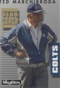 Ted Marchibroda (Coach) Baltimore Colts football card