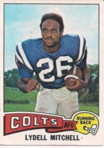 Lydell Mitchell (Running Back) Baltimore Colts football card
