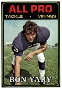Ron Yary (Tackle) Minnesota Vikings football card