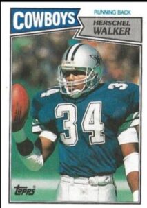 Herschel Walker (Running Back) Dallas Cowboys football card