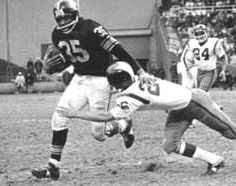 John Henry Johnson running in a game