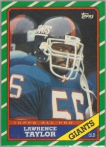 Lawrence Taylor (Linebacker) New York Giants football card