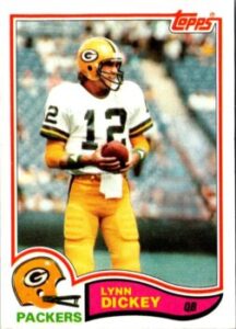 Lynn Dickey (Quarterback) Green Bay Packers football card