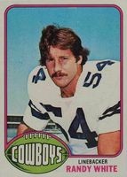 Randy White (Linebacker) Dallas Cowboys football card