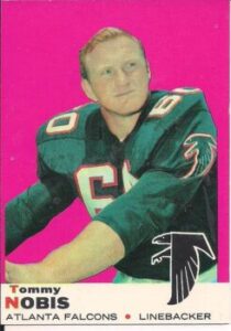 Tommy Nobis (Linebacker) Atlanta Falcons football card