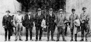 Jim Thorpe arrives in Houston