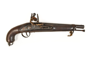 Gun, Flintlock, Pistol image.