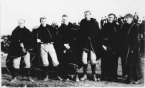 A photograph of the Nesser Brother playing with the Columbus Panhandles of the National Football League in the early 1920s