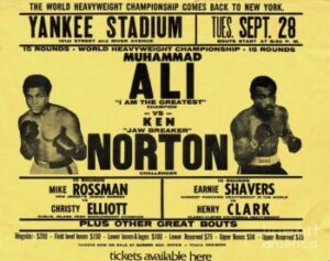 Ali v. Norton - Yankee Stadium September 28, 1976