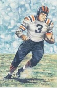 Bronkin Nagurski (Fullback) Chicago Bears Goal Line Art Card