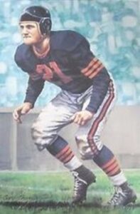 Dan Fortman (Guard/DT) Chicago Bears Goal Line Art Card