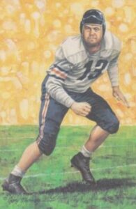 Joe Stydahar (DT/OT) Chicago Bears Goal Line Art Card