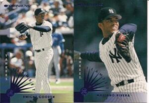 Dwight Gooden - Mariano Rivera (New York Yankees) baseball cards